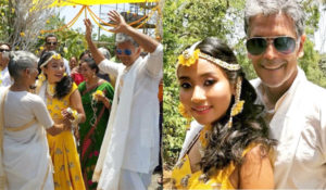 Milind Soman and Ankita Konwar