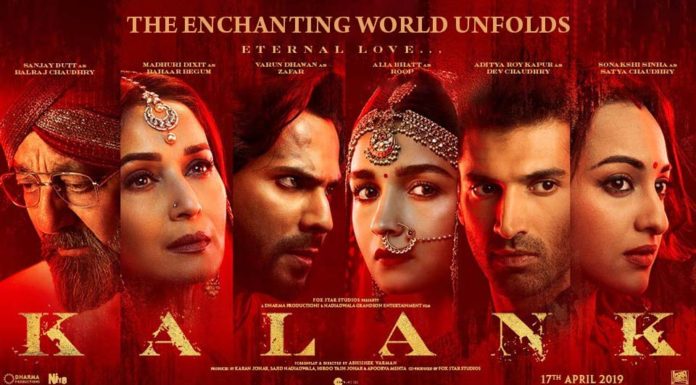 kalank poster