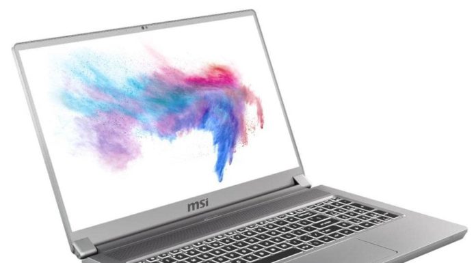 MSI creator 17 laptop