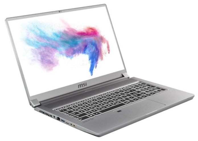 MSI creator 17 laptop