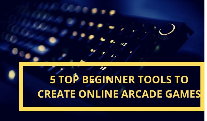 CREATE ONLINE ARCADE GAMES