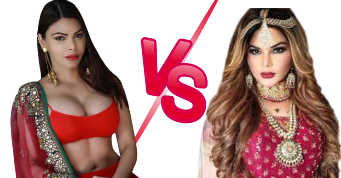 Rakhi Sawant and Sherlyn Chopra